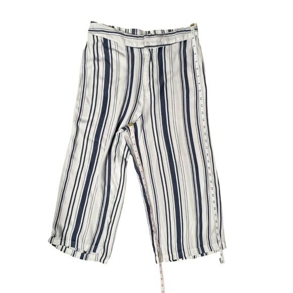LC Lauren Conrad Blue and White Striped Capris - Picture 9 of 9